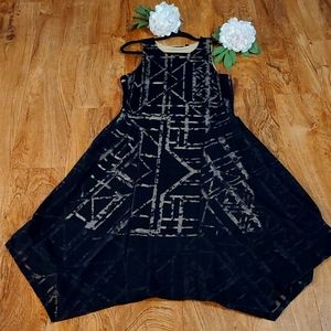 Apt. 9 black calf lenght dress size